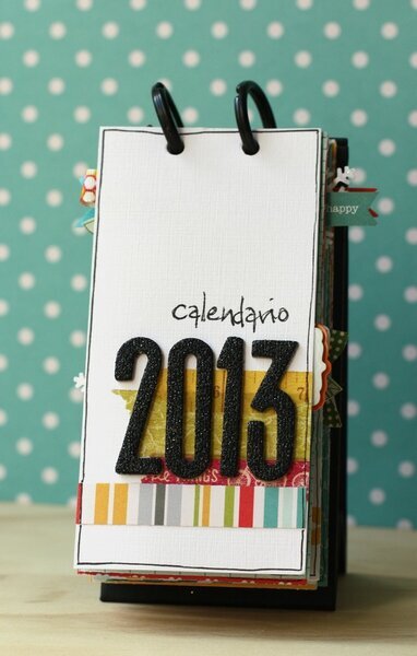 2013 Desk Calendar - Pebbles