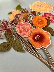 Stamped bouquet 