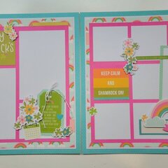 Simple Stories St. Patrick's Day Layout