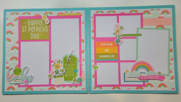 Simple Stories St. Patrick&#039;s Day Layout