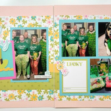 Simple Stories St. Patrick&#039;s Day Layout