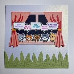 Kitty cat window card