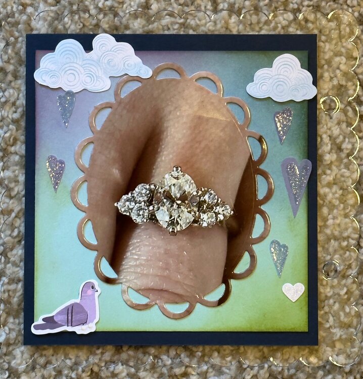 Mini Engagement Album Using Some Sparkle City Collection By Shimelle