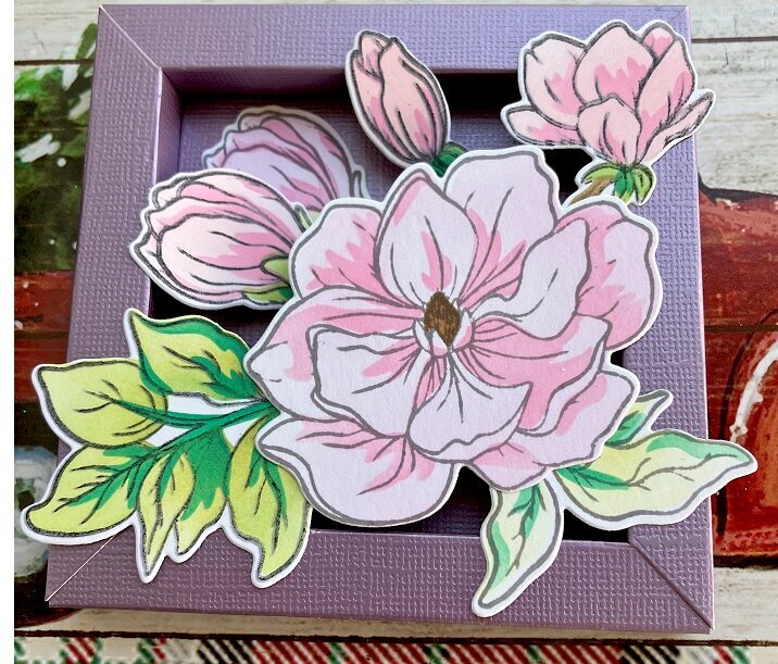 Framed magnolia