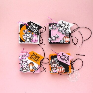 Pink Halloween Gift Boxes