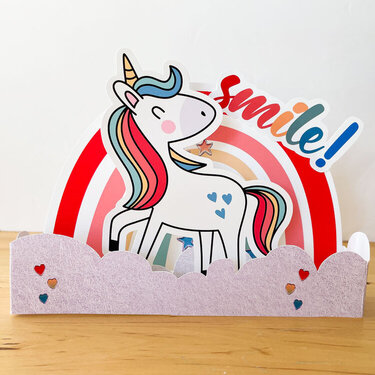 Unicorn Pop-Up card