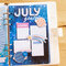 July Planner pages