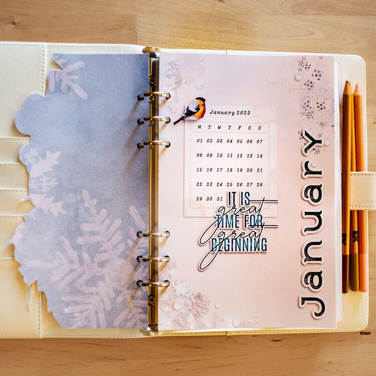 January Planner Cover
