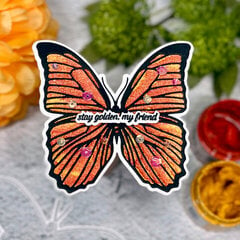 Butterfly Shaped Card