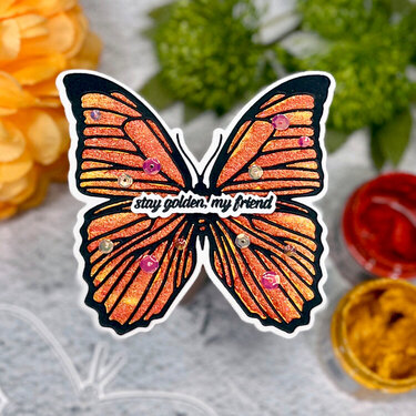 Butterfly Shaped Card