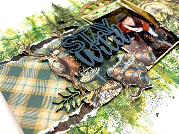 Stay Wild - Mintay Papers - The Great Outdoors collection 