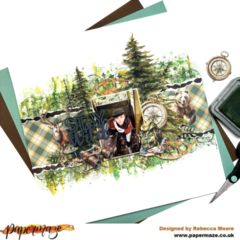 Stay Wild - Mintay Papers - The Great Outdoors collection 