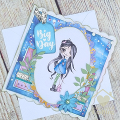 Gothic Girlie Cards with Digital Stamps