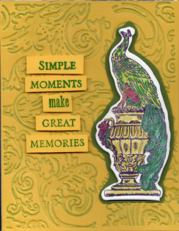 Simple Moments Sentimental Card