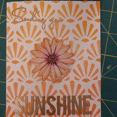 Sending sunshine card