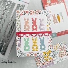 Patterned Bunny Card