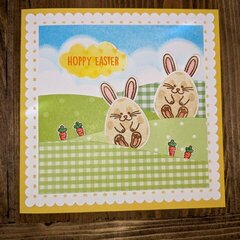 Hoppy Hills Easter Card