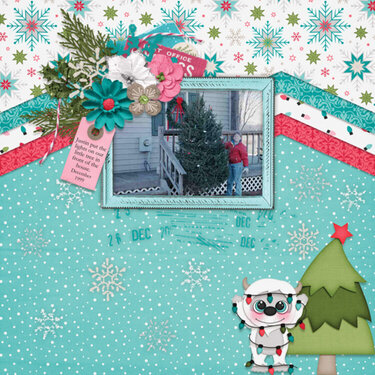 Are You Yeti For Christmas-Scraps N Pieces Template by Aimee 