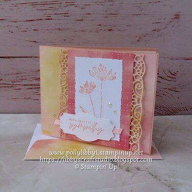 Inked &amp; Tiled Sympathy Card