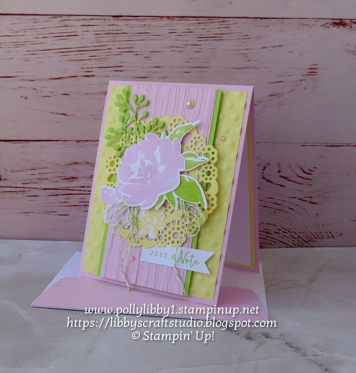 Textured Floral Card
