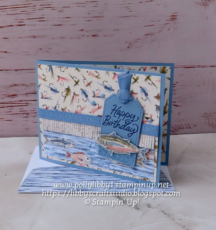 Let&#039;s Go Fishing Masculine Card