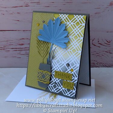 Earthen Textures Thank You Card