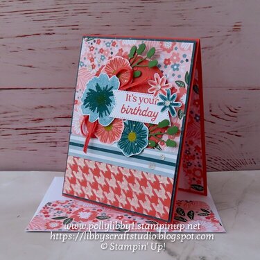 Modern Garden Birthday Card