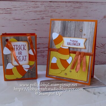 Candy Corn Card &amp; Treat Box