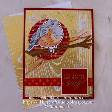 Christmas Bird Card