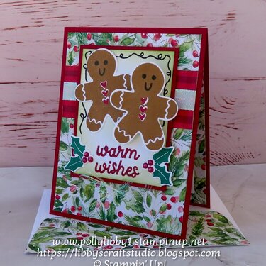 Christmas Gingerbread Wobble Card