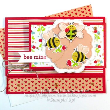 Bee Mine Fun Fold Card