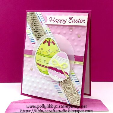Colorful Easter Eggs Card