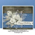 Magnolia Birthday Card