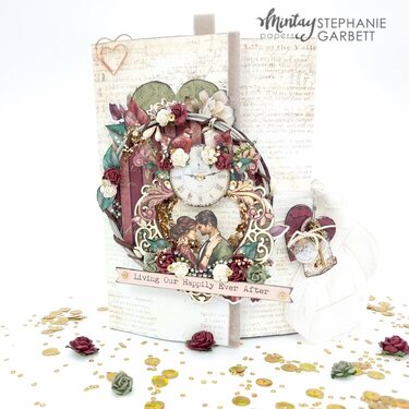 Mintay Bohemian Wedding card giftbox, popup 