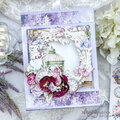 Mini album with "Lilac garden" collection by Neena Arora