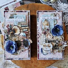 Cards witj "Antique shop" collection by Katarzyna Nowak