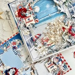 Summer Layouts with Riviera Moments collection by Valerija Makarova