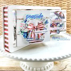 Woodies Photo Cube with Riviera Moments collection