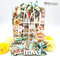 Set of pop up card with a bag with "Places we go" line by Barbara Paterno