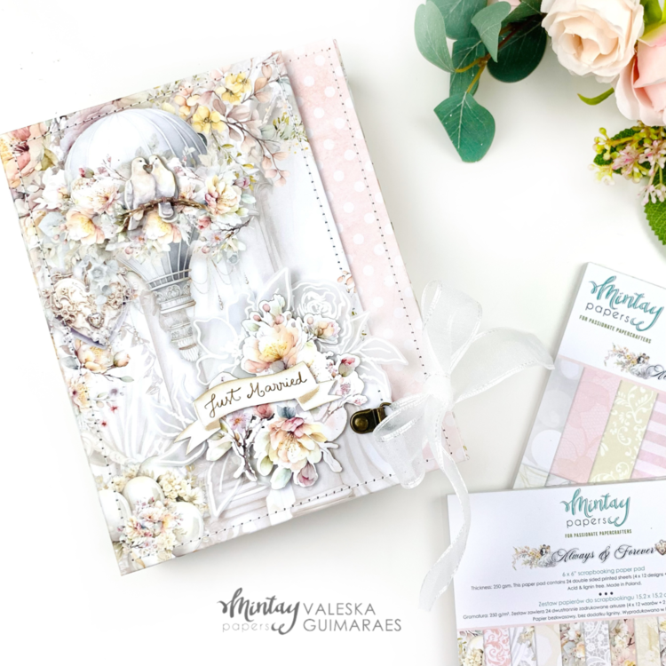 Wedding album with &quot;Always &amp; Forever&quot; collection by Valeska Guimaraes