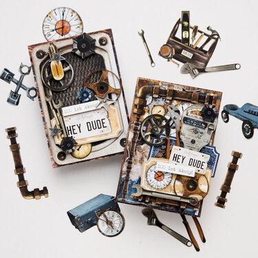 Cards with "Garage" collection by Anna Komenda