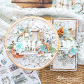 Set of card and decor with "Rustic charms" line and Chippies by Agnieszka Btkowska