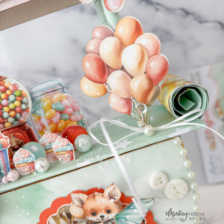 Candy cart with &quot;Playtime&quot; collection by Neena Arora