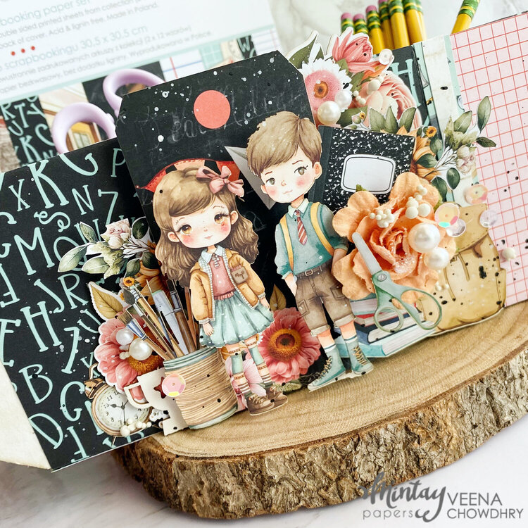 School organizer with &quot;School days&quot; collection by Veena Chowdhry