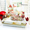 Christmas box and decorative canvas with "White christmas" collection by Barbara Paterno