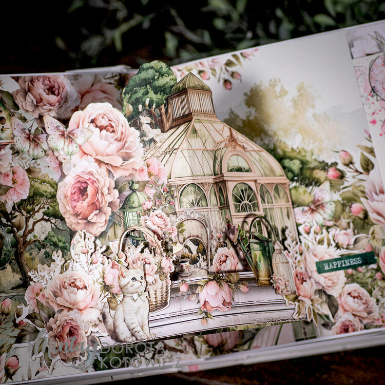 Album with &quot;Peony garden&quot; collection by Dorota Kotowicz