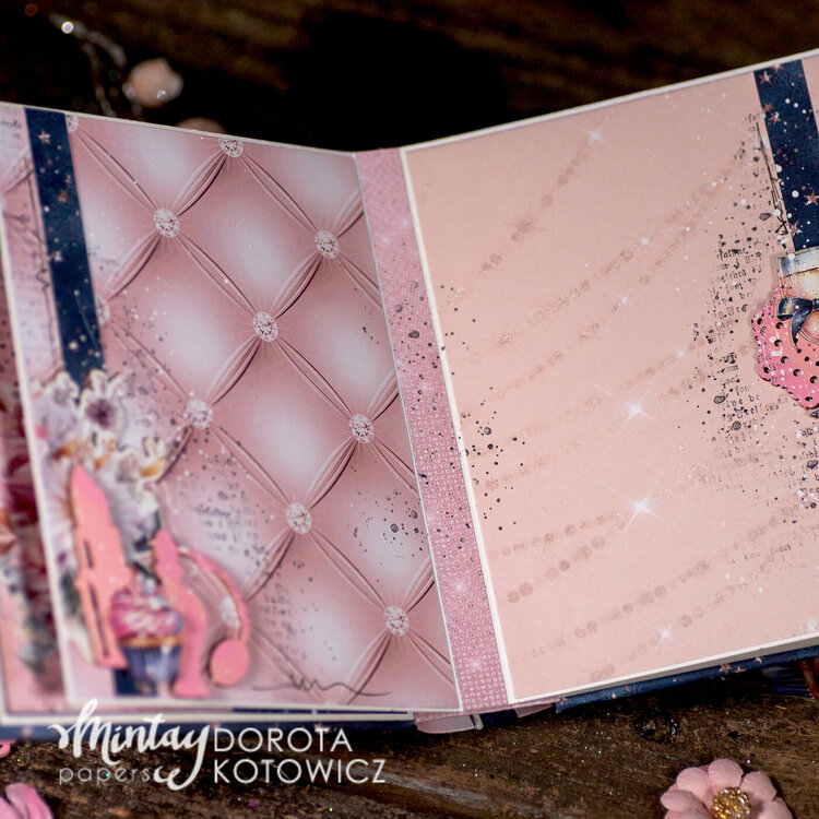 Feminine album with &quot;Happy birthday&quot; collection and Chippies by Dorota Kotowicz