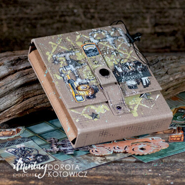 Mini album with "Mr. Fix It" collection by Dorota Kotowicz