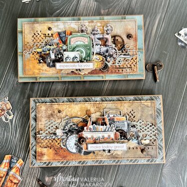 Masculine card with Mr. Fix It collection by Valerija Makarova