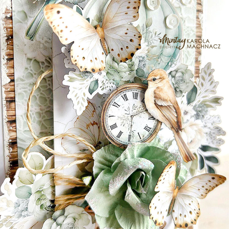 Card with &quot;Rustic charms&quot; collection by Karola Machnacz